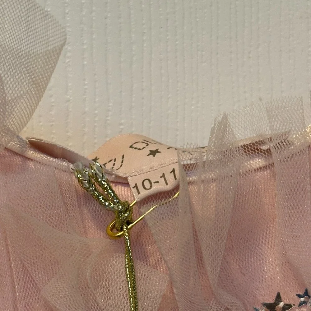 Tutu Du Monde Blush Pink Tulle Party Dress with Star Embellishments